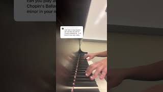 Ballade no 1  Frederic Chopin piano slavery pianotutorial music pianomusic [upl. by Hanyaz]