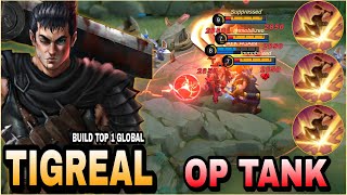 Tigreal Best Build 2023  Auto Victory  Build Top 1 Global Tigreal  MLBB [upl. by Etteyniv822]