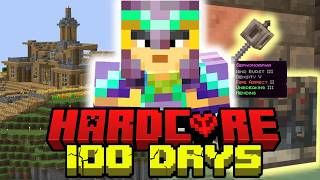 I Survived 100 DAYS In Minecraft Hardcore [upl. by Sarchet]