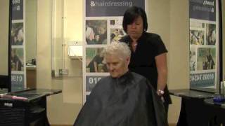 Short Hair Blow Dry Part 1 [upl. by Annawt]