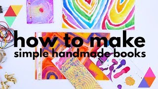 5 Simple Book Binding Methods  CREATIVE BASICS Episode 12 [upl. by Sapienza775]