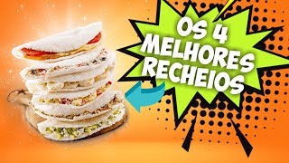 4 RECEITAS DE TAPIOCA INCRÍVEIS  Super Fácil e Saudável [upl. by Haceber699]