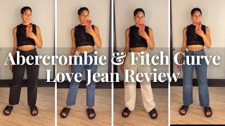 Abercrombie Curve Love Denim Try On  The Best amp Worst Styles for 2023 [upl. by Abagael]