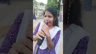 Gana Kokila sing a song Street singer fun talk [upl. by Iggy]