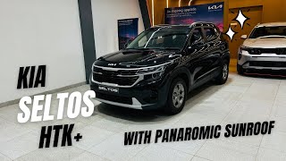 2024 Kia Seltos HTK review with price amp features  Petrol automatic 🔥🔥 [upl. by Stalk]