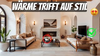 Mediterrane Eleganz trifft auf Komfort Die schönsten Wohnzimmerideen für dein Zuhause [upl. by Ackley]