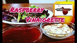 QUICK Raspberry Vinaigrette using Jam Vinaigrette Recipe  Kitchen Instruments [upl. by Salim]