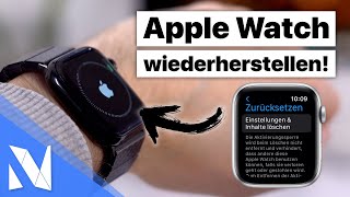 Apple Watch EINFACH zurücksetzen Backup erstellen wiederherstellen  Tutorial  NilsHendrik Welk [upl. by Anertac104]