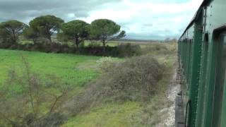 TOSCANA  TRENO NATURA A VAPORE IN VAL DORCIA Nature and steam train  HD [upl. by Mei]