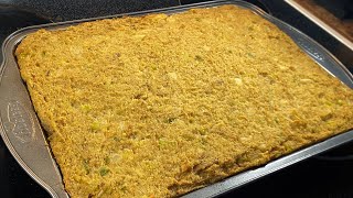 Grandma’s Secret For The BEST Southern CORNBREAD DRESSING  How to Make Dressing for the Holidays [upl. by Akirehs]