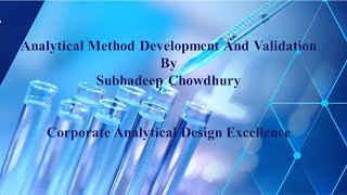 Analytical Method Development And Validation PPT chemistry pharmaceutical pharmajob [upl. by Eusadnilem]