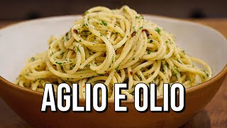 Spaghetti Aglio E Olio  Garlic And Oil Pasta Recipe [upl. by Gypsy]