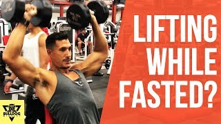 Lifting Weights On An Empty Stomach OMAD amp Intermittent Fasting [upl. by Aenat]