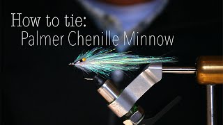 Fly Tying  Palmer Chenille Minnow [upl. by Aicekal]