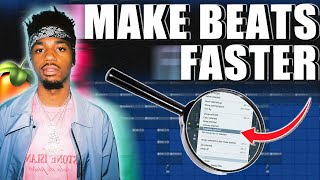 WORKFLOW HACKS MAKE BEATS FASTER  FL STUDIO WORKFLOW TUTORIAL 2022 [upl. by Pfister]