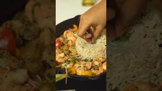 Easiest Herbed Rice amp Butter Garlic ShrimpsPrawns  Asian recipe  Prawn Recipe Lunchideas Brunch [upl. by Lyret]