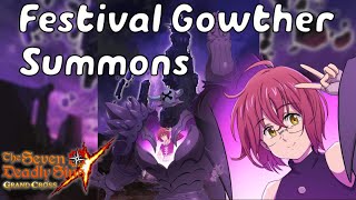 Festival Gowther und New Matrona Summons  Seven Deadly Sins Grand Cross Deutsch [upl. by Tnaryb110]