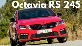 Skoda Octavia RS 245  Awesome Track Drive [upl. by Oiciruam703]