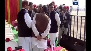 AgraLucknow expressway project inaugurated by Akhilesh Yadav [upl. by Radcliffe]