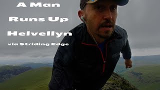 A Man Runs Up Helvellyn via Striding Edge [upl. by Nageek]