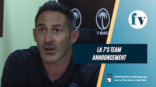 Ben Gollings announces Fijian 7s squad to LA 7s  22082022 [upl. by Assilen947]