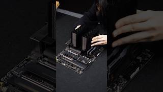 Black Castoom Pc Build🤡 AMD R79800X 3D amp ASUS RTX4090😱 pcbuild gaming computers rog amd asmr [upl. by Amorette]