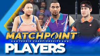 Matchpoint  Tennis Championship  Meet the Players [upl. by Tremann]