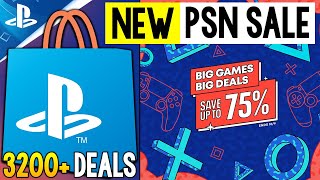 GIGANTIC NEW PSN SALE LIVE NOW PSN Big Games Big Deals Sale 3200 Deals NEW PlayStation Deals [upl. by Callista]