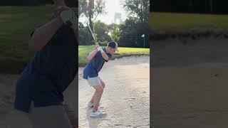 drunk golfer chips out of sand [upl. by Yelad]