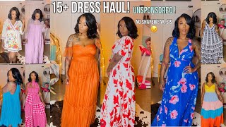 MASSIVE SHEIN DRESS HAUL SPRING 2022 ❤️ 🌸 [upl. by Server]