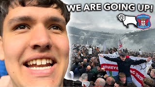 DERBY COUNTY ARE PROMOTED BACK TO THE CHAMPIONSHIP  DERBY COUNTY 20 CARLISLE UNITED vlog [upl. by Llennaj]