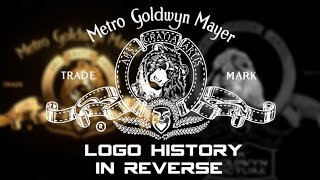 Metro Goldwyn Mayer logo history in reverse [upl. by Ecyrb]