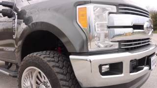 2017 Ford F250 American Force 22x12 leveling kit lifted 35 nitto 67 diesel [upl. by Nyvrem]