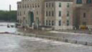 Flooded Downtown Cedar Rapids  June 12 2008 [upl. by Yehc]