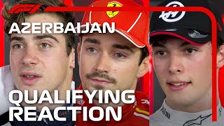 Drivers React After Qualifying  2024 Azerbaijan Grand Prix [upl. by Ahsercal]