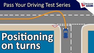 Keeping a good position on left turns similar to right turns if you drive on the right [upl. by Ellinnet]