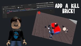 Roblox Tutorial How To Make A Kill Brick [upl. by Bijan]