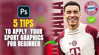 Photoshop Tips for Sports Graphics Designing for the non designer [upl. by Lyram]