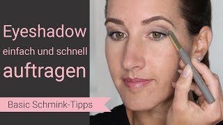 Eyeshadow auftragen einfach und schnell [upl. by Adnorahs717]