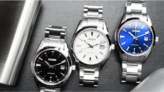 Closer LookAt The Citizen Automatic White RefNB105059A Black RefNB105059E Blue RefNB105059L [upl. by Nathanil]