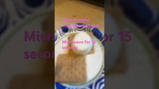 How to make easy microwave smores chill cooking smores chaotic [upl. by Worsham549]