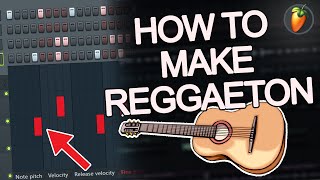 How To Make Reggaeton Beats In FL Studio Making A Beat From Scratch [upl. by Letnuahs]