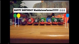 The Thomas The Tank Engine Show Ep 4 HAPPY BIRTHDAY Maddalonefarms [upl. by Lihas]