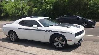 2016 Dodge Challenger V6 w Straight Pipes [upl. by Llemart]