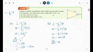 Bab 1 part 3 Matematik Tambahan Tingkatan 5KSSM 13 Luas Sektor Suatu Bulatan [upl. by Ylirama]