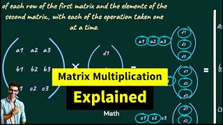 Watch LIVE Matrix Multiplication Explained Unlock the Secret Behind Combining Matrices [upl. by Alyahc]