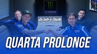 Long lap Quartararo prolonge chez Yamaha pour 2 ans [upl. by Yim]