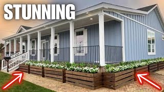 CHRISTMAS CAME EARLY This AMAZING NEW modular home is a BLESSING Prefab House Tour [upl. by Rahel]