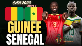 🔴LIVE GUINÉE  SÉNÉGAL ALLEZ LES LIONS 33  LE DERBY  3ème JOURNÉE GROUPE C  CAN 2024 [upl. by Hailey]