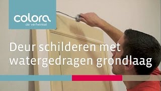 Hoe schilder ik een deur met een watergedragen grondlaag [upl. by Palla]